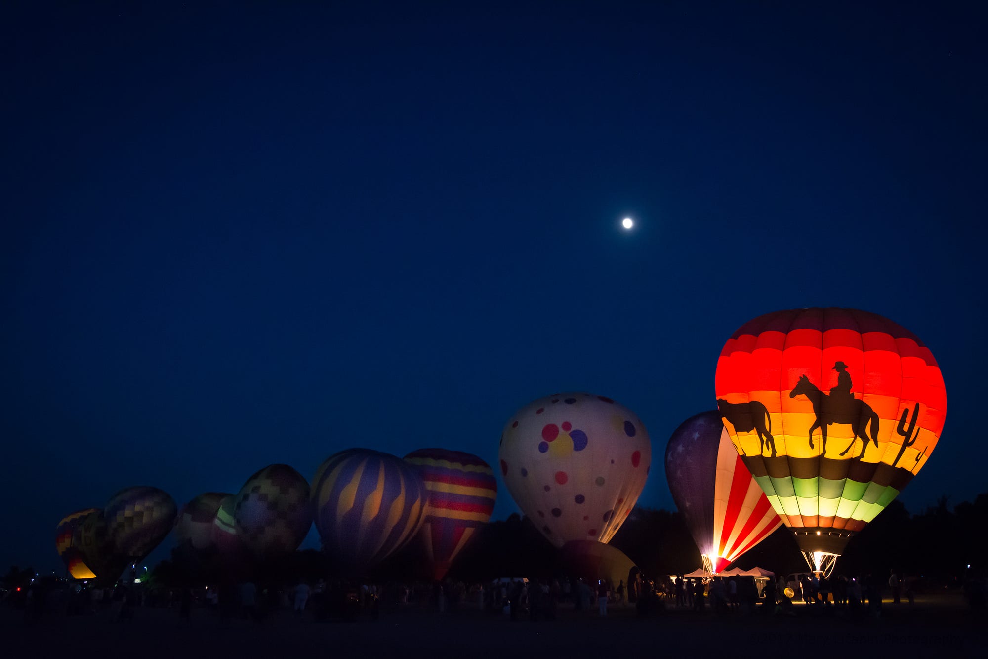 Potawatomi Balloon Fest, Shawnee Oklahoma by Mary Ličanin Medium