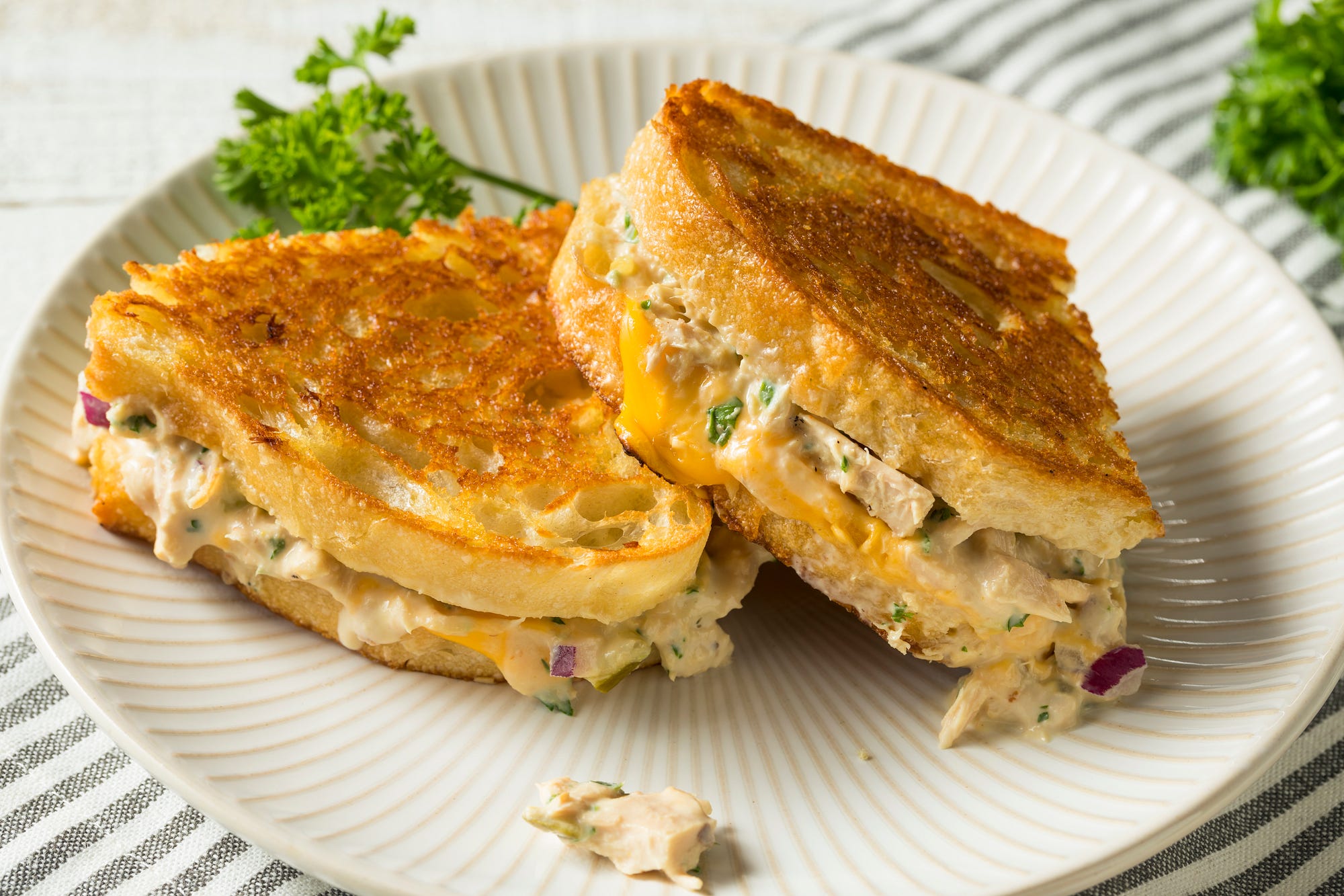 A tuna melt