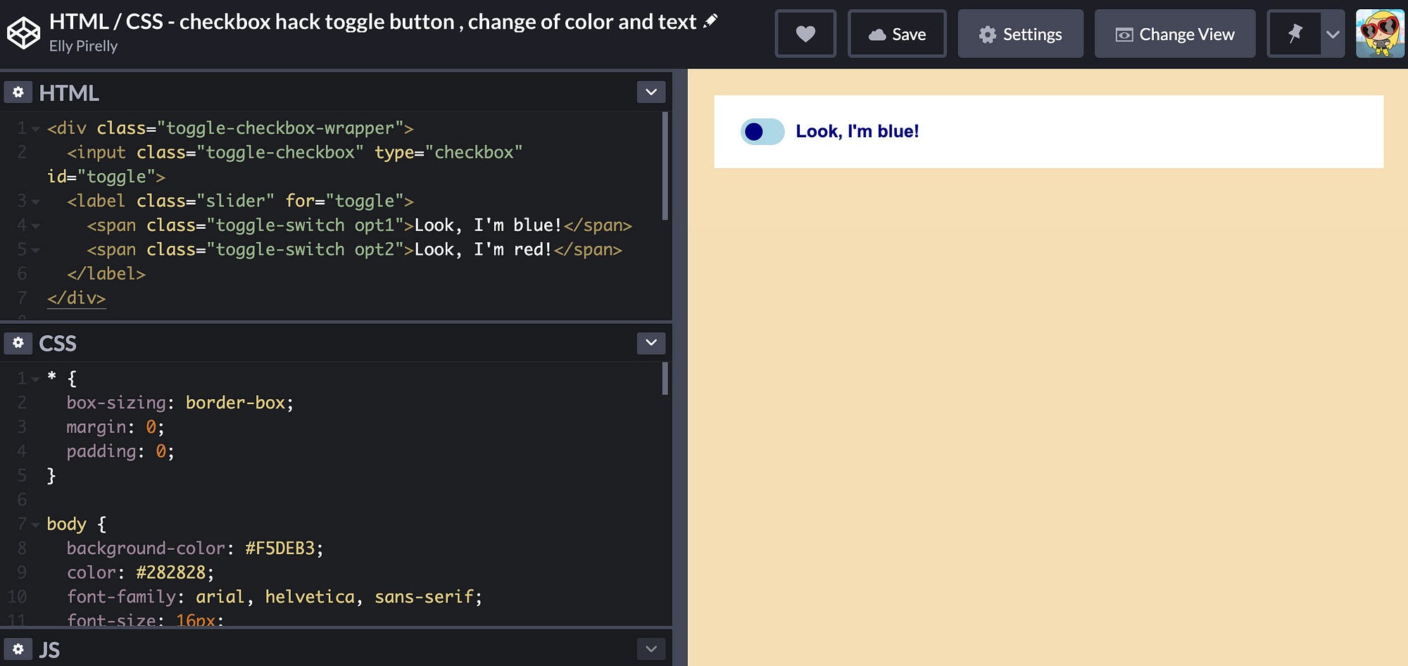 23 Javascript Change Label Text