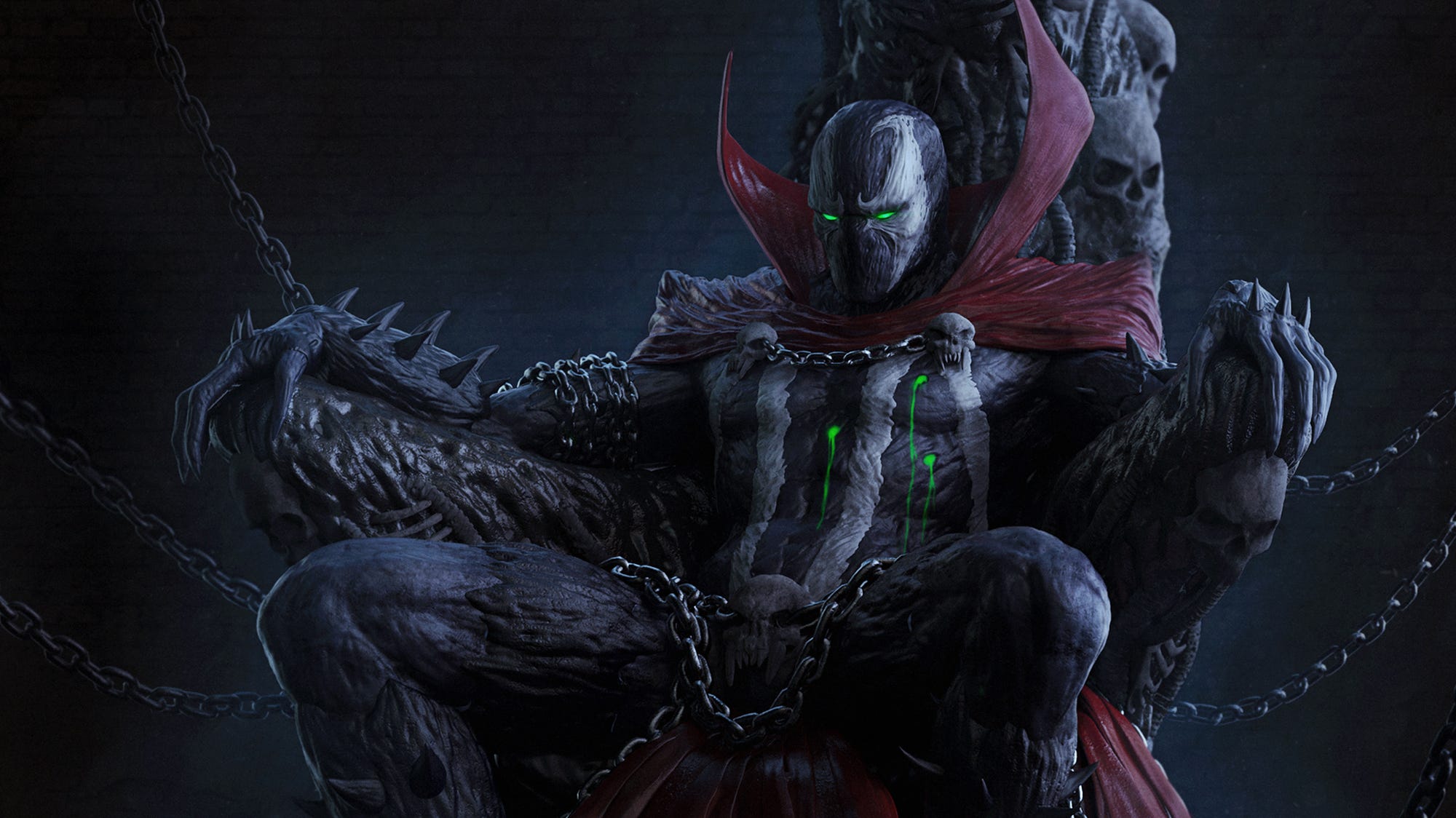 Spawn design in Mortal Kombat 11.