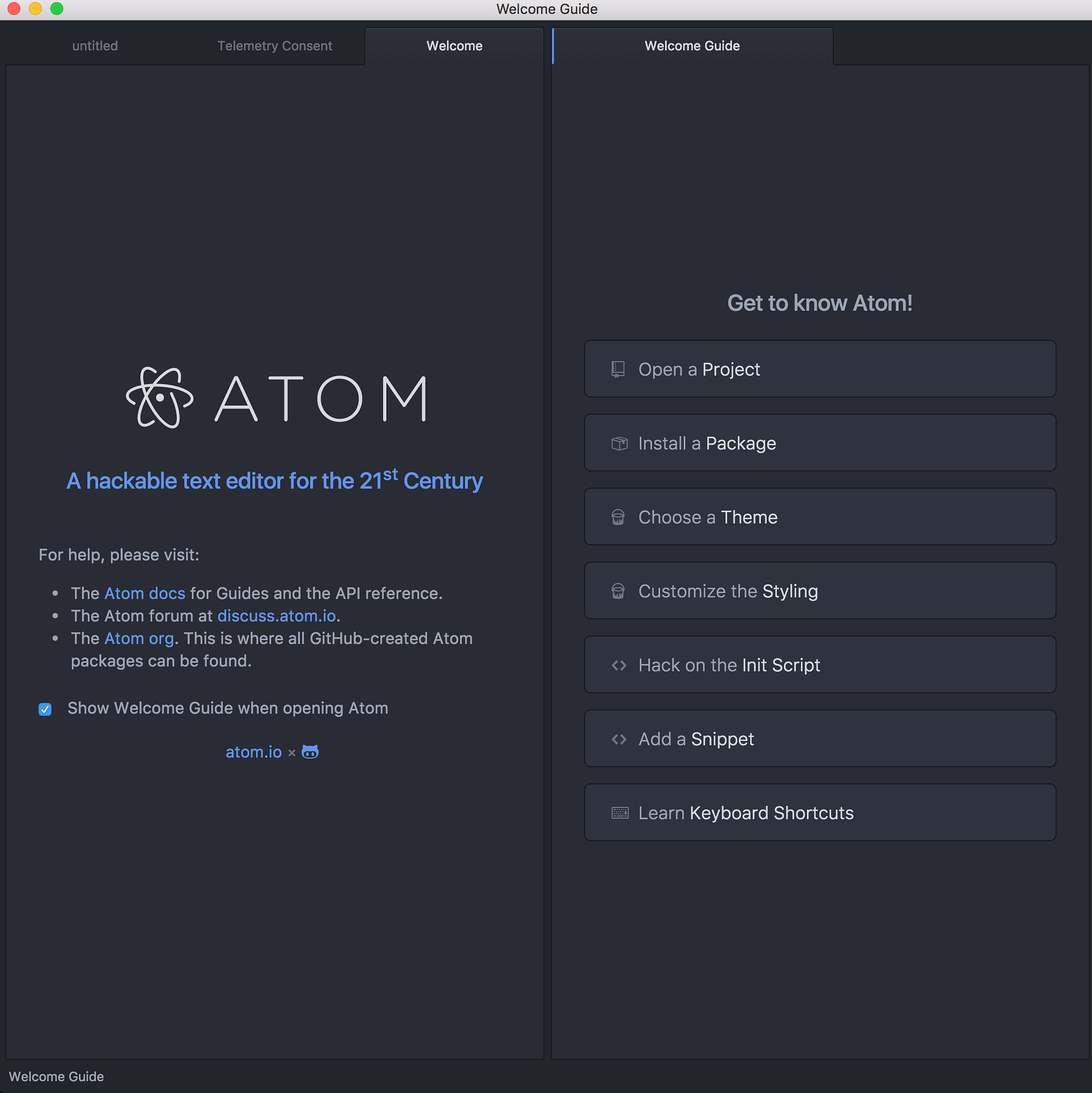 Atom Atomとはgithub社が開発した新しいプログラミングエディタである By Takayuki Horisawa Medium