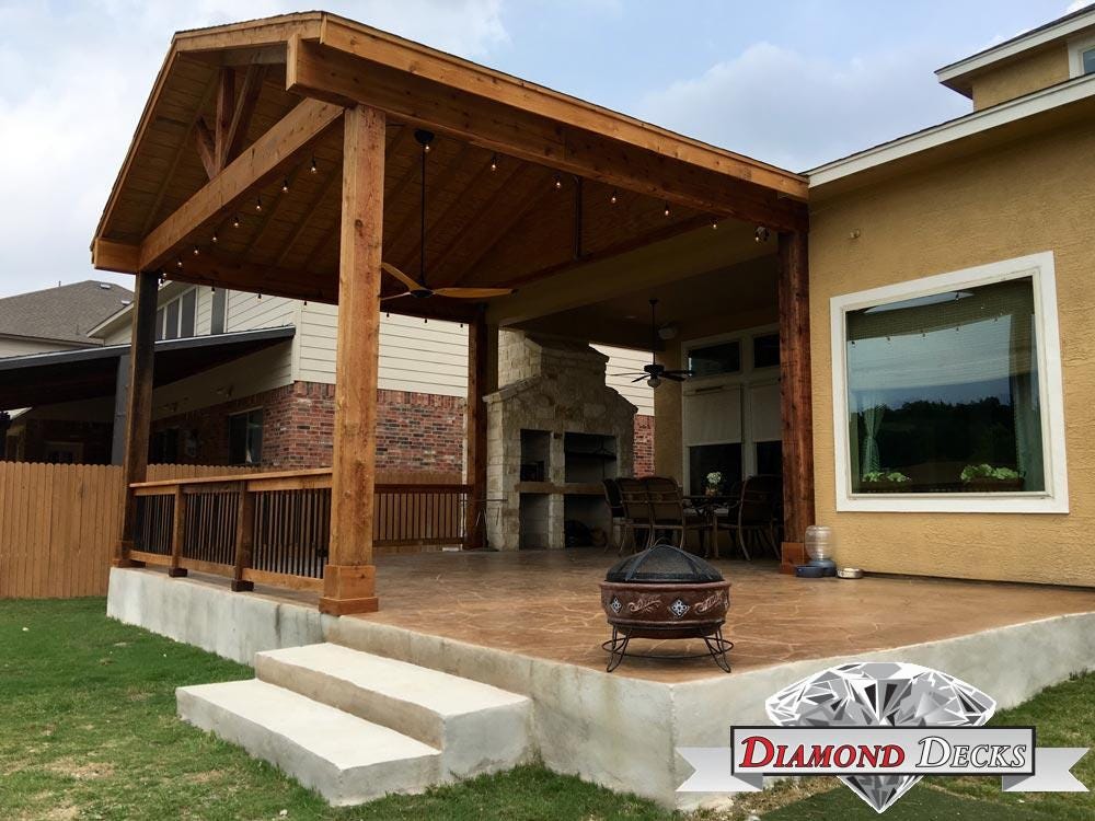 Patio Covers San Antonio Tx Diamond Deck Medium