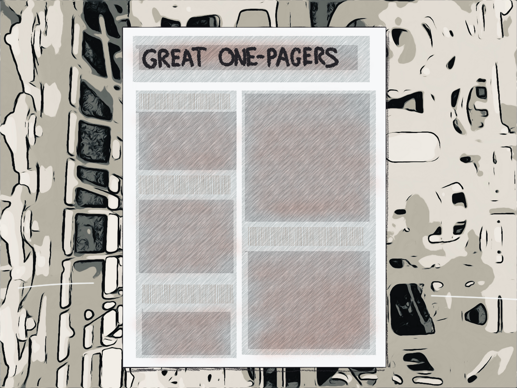 Great One-Pagers. Tips for writing great one-pagers  by John