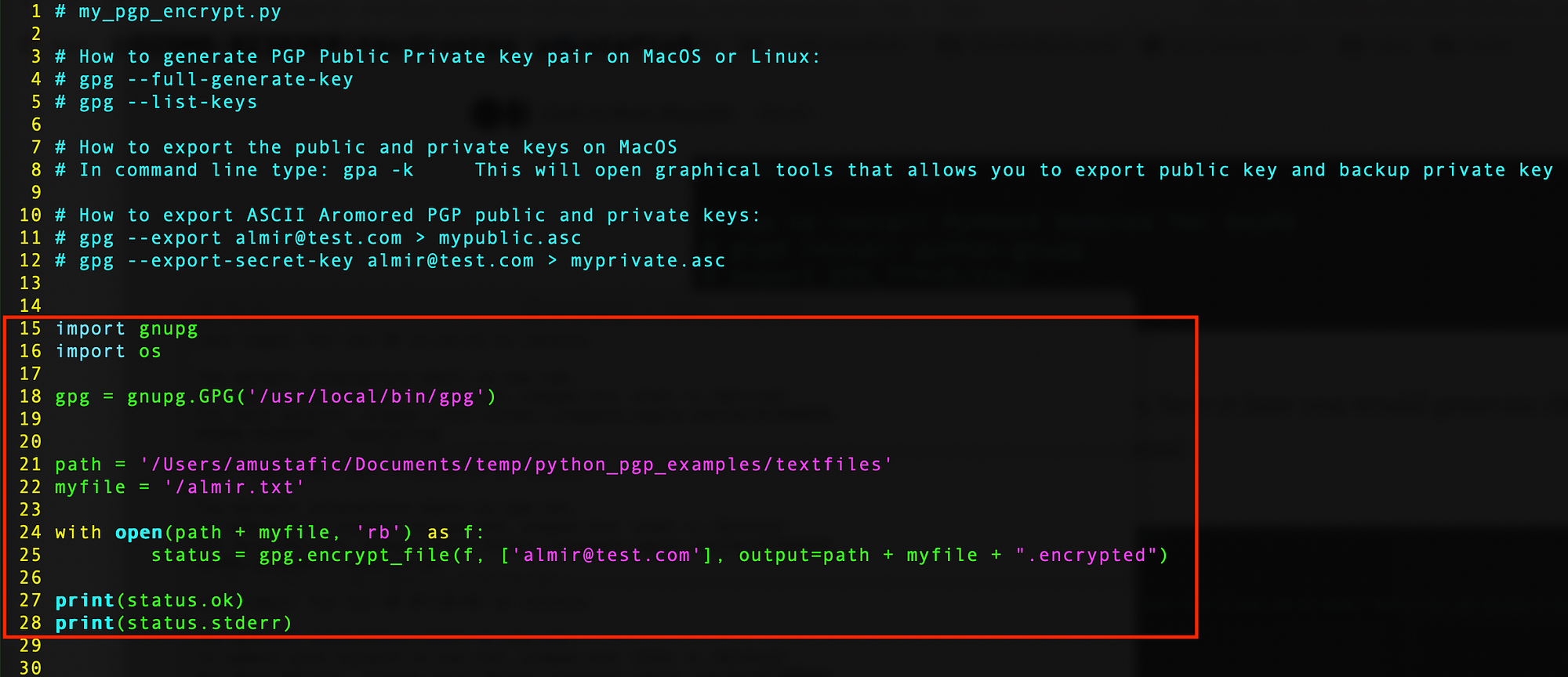 Pgp Key Pair Generation And Encryption And Decryption Examples In Python 3 By Almir Mustafic Jul 2021 Medium