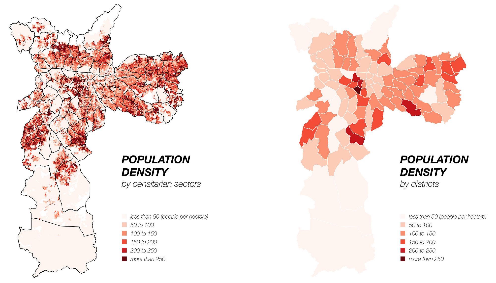 Exploring and visualizing the accessibility of social infrastructure in São Paulo by carolina