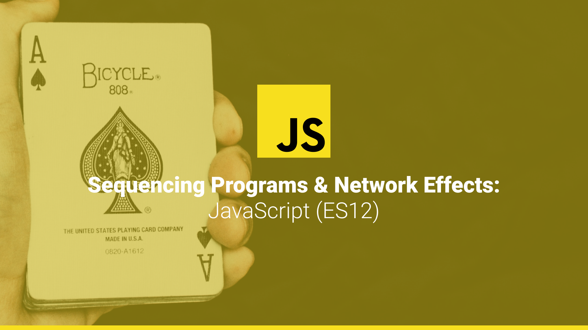 Sequencing Programs & Network Effects: JavaScript (ES12) | by Joe ...