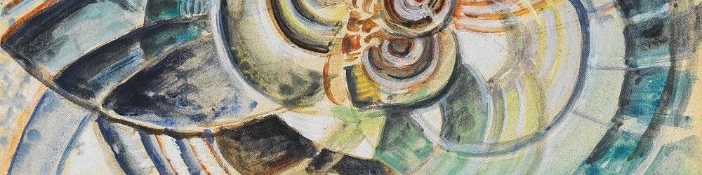 Autour d’un point (cut) by František Kupka