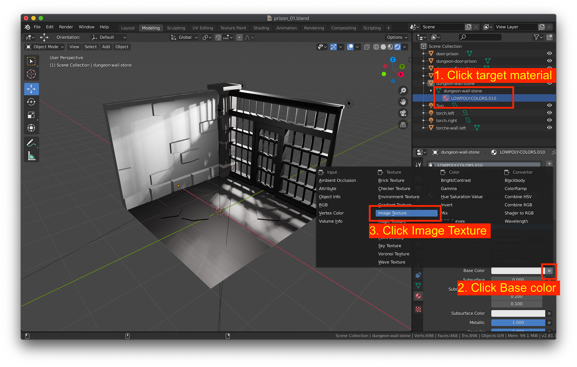 Blender 2.8 import FBX with material | by katopz | Medium