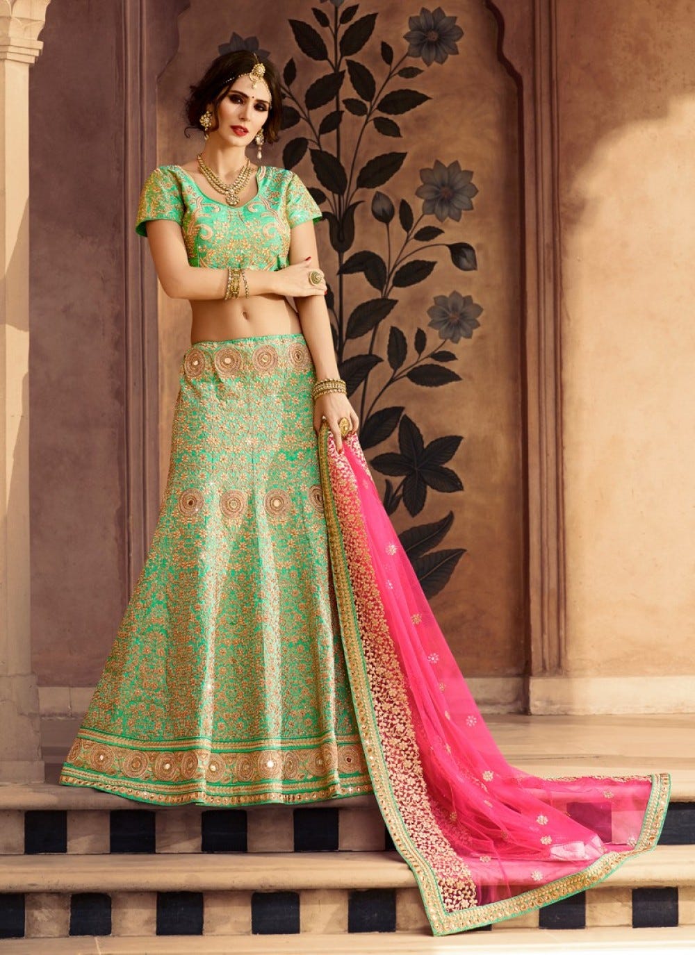 The Most Beautiful Bridal Lehengas by Sachi Patel Medium