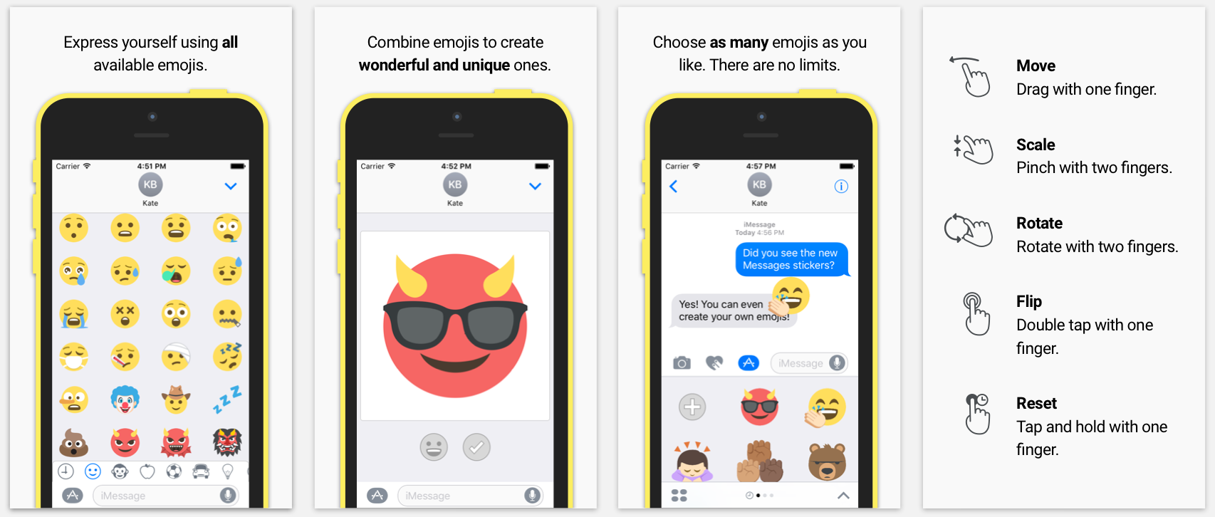 Introducing Emoji Stickers for iMessage | by Raul Riera | Medium