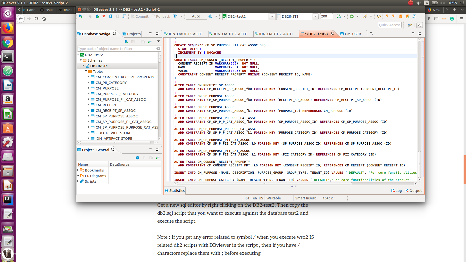 Configure Database DB2 With Docker And Use DB2 As The DB Type With WSO2