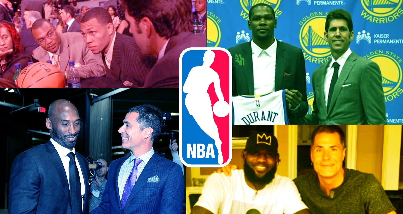 picture Rob Pelinka Michigan Fab 5 bob myers and rob pelinka are the new