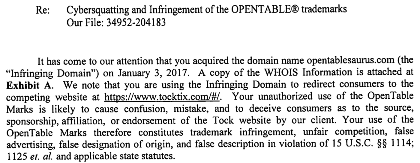 We Had A Great Marketing Idea For Our Business Then We Got This Cease Desist Letter By Nick Kokonas Tock Medium We Had A Great Marketing Idea For Our Business Then We Got This Cease Desist Letter By Nick Kokonas Tock Medium