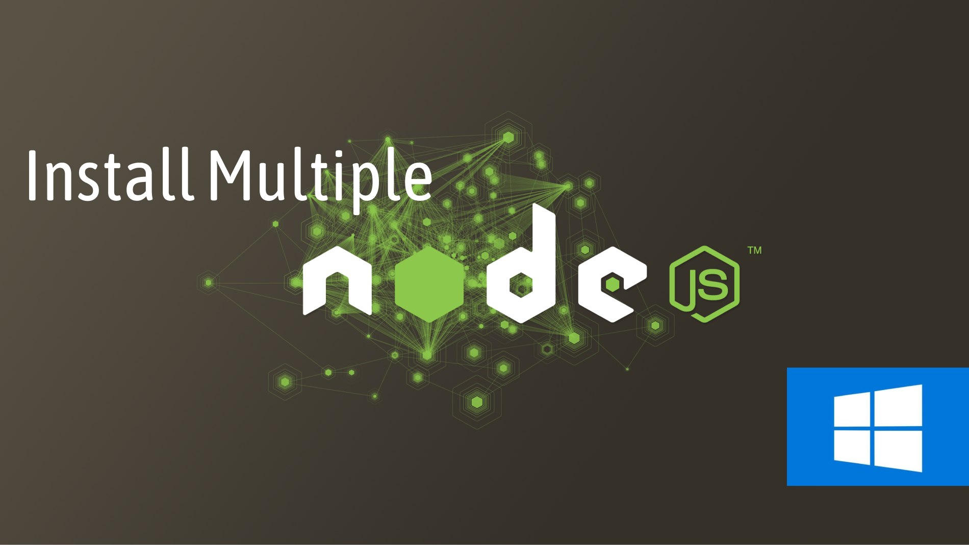 node js windows iot