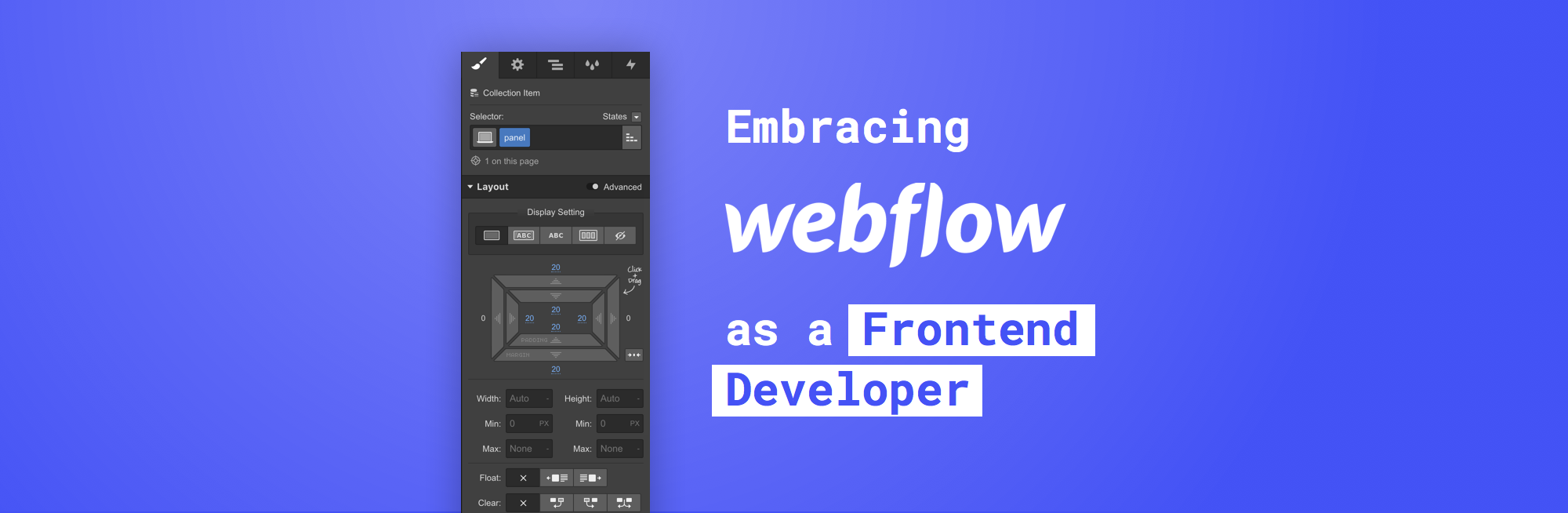 Embracing Webflow As A Frontend Developer By Dave Js Frontend Weekly Medium