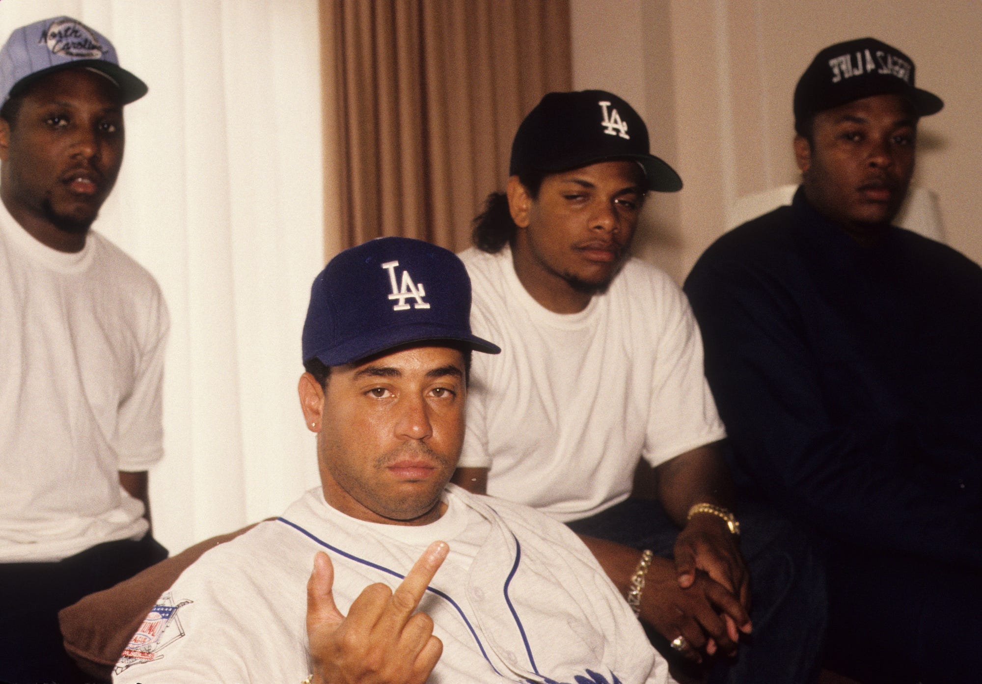 MC Ren, DJ Yella, Eazy E and Dr. Dre are N.W.A.