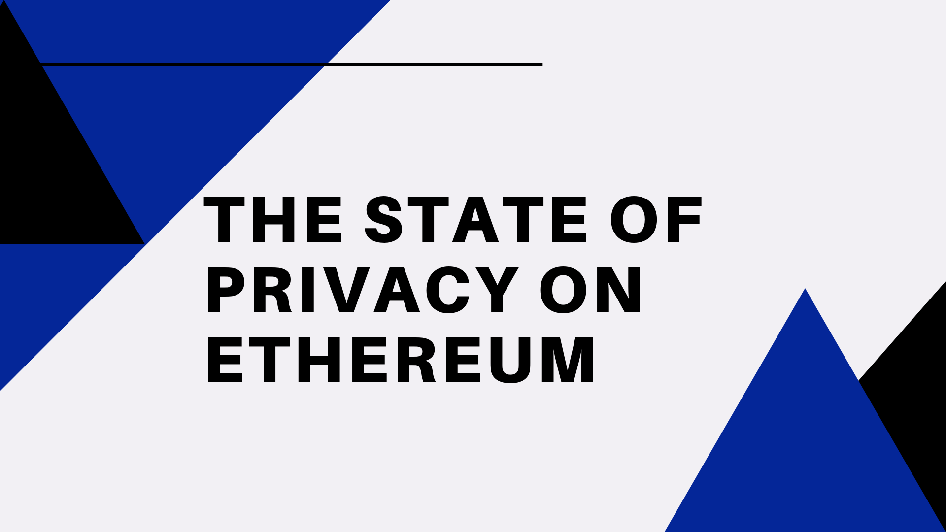 The State Of Privacy On Ethereum Evaluating The Tradeoffs To Achieve By Consensys Consensys Media
