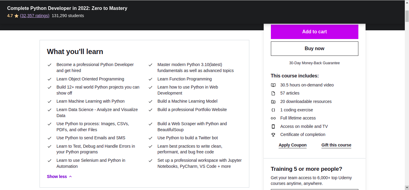 best ide for python machine learning