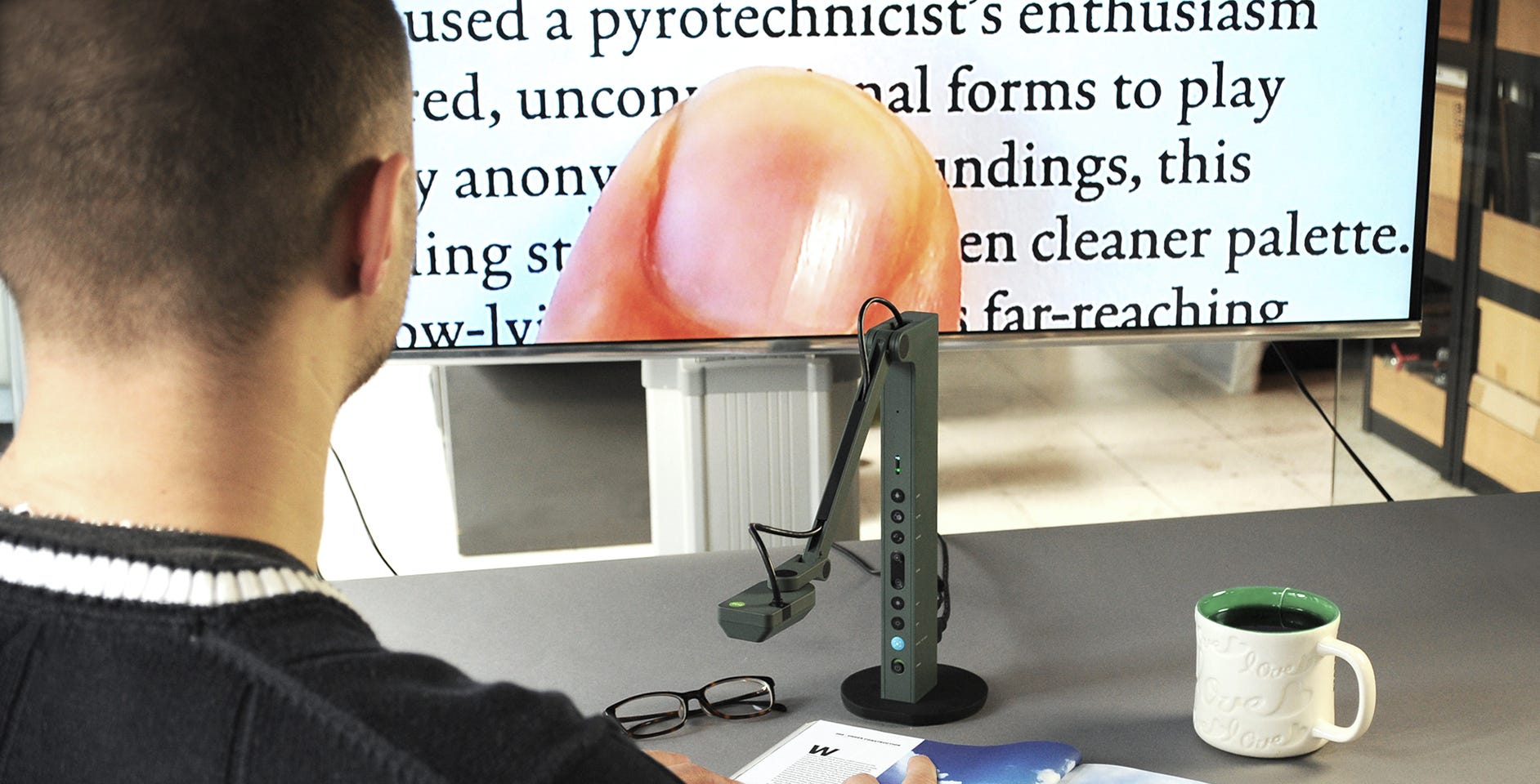 Presenting Ipevo S Affordable And Portable Desktop Magnifier For The Visually Impaired Vz R By Ipevo On Ipevo Medium