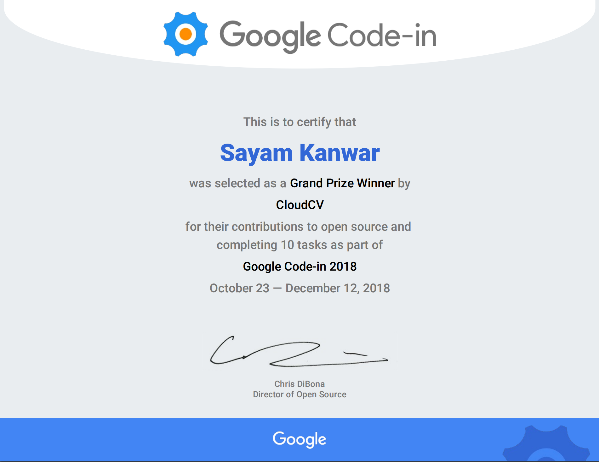 Google Code-In 2018 with CloudCV. Introduction | by Sayam Kanwar | Medium