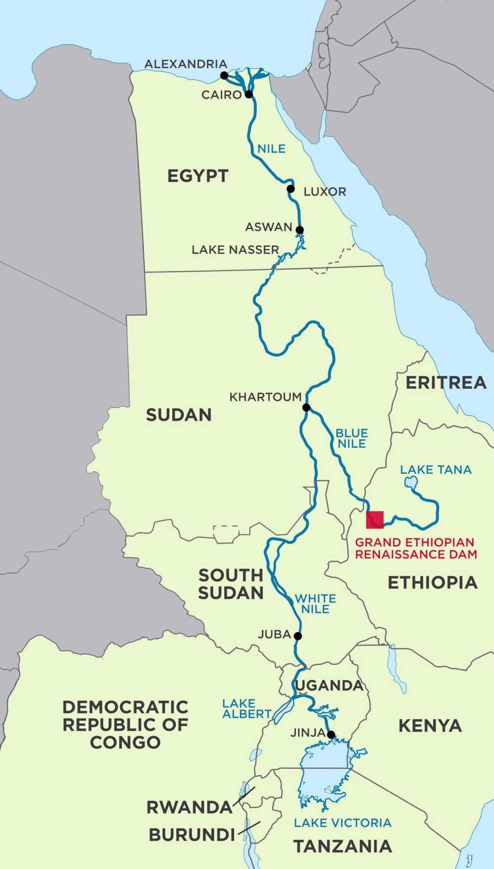 Water Level Monitoring of Grand Ethiopian Renaissance Dam using SAR data |  by Joao Otavio Nascimento Firigato | Medium