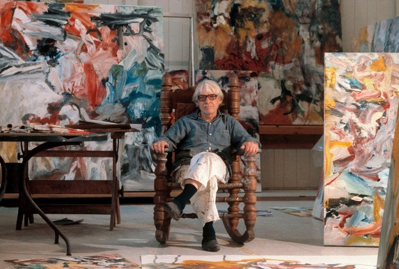 My Dinner with Willem de Kooning, Painter Hero | by Bradley Wester | The  Creative Cafe