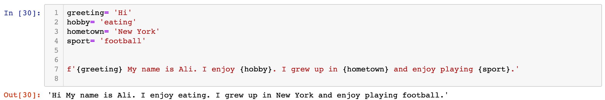 How to use the f-string in Python 3 and why it’s more effective | by ...