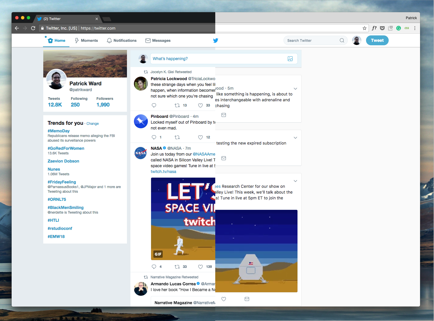 How To Make Twitter In Your Browser A Lot Calmer By Patrick Ward Medium