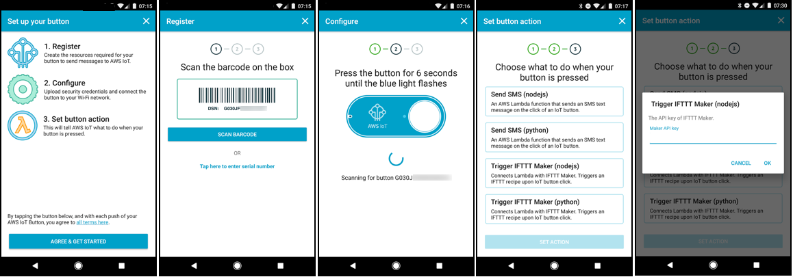 Aws Iot Button Setup With The New Mobile App And Ifttt By Joseph Guerra Medium