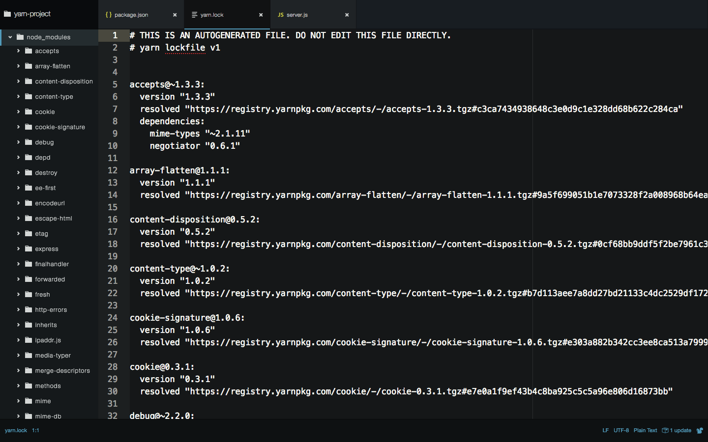 A quick introduction to Yarn. Yarn is a new package manager that is