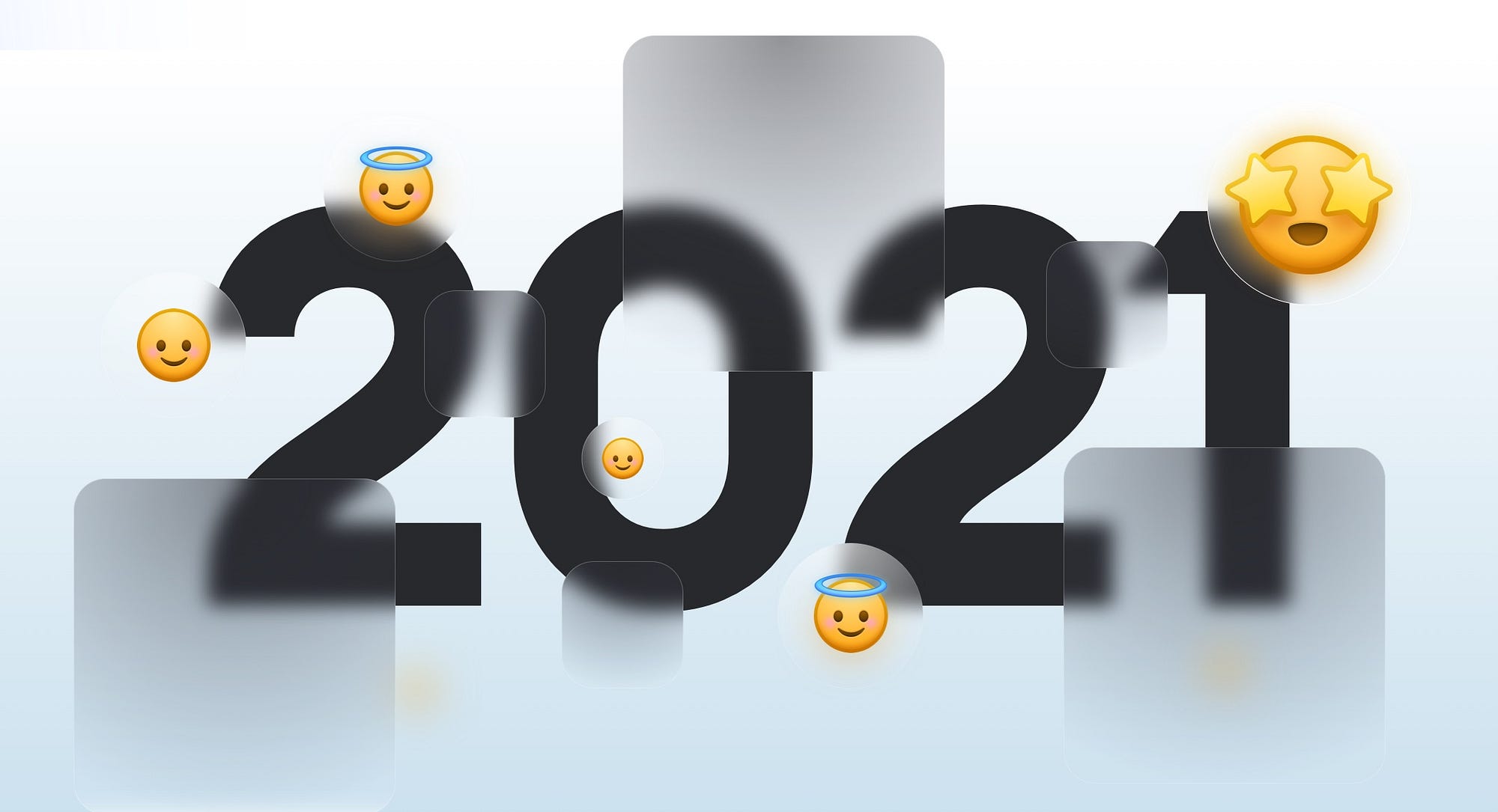 Glassmorphism in 2021 by hype4.academy