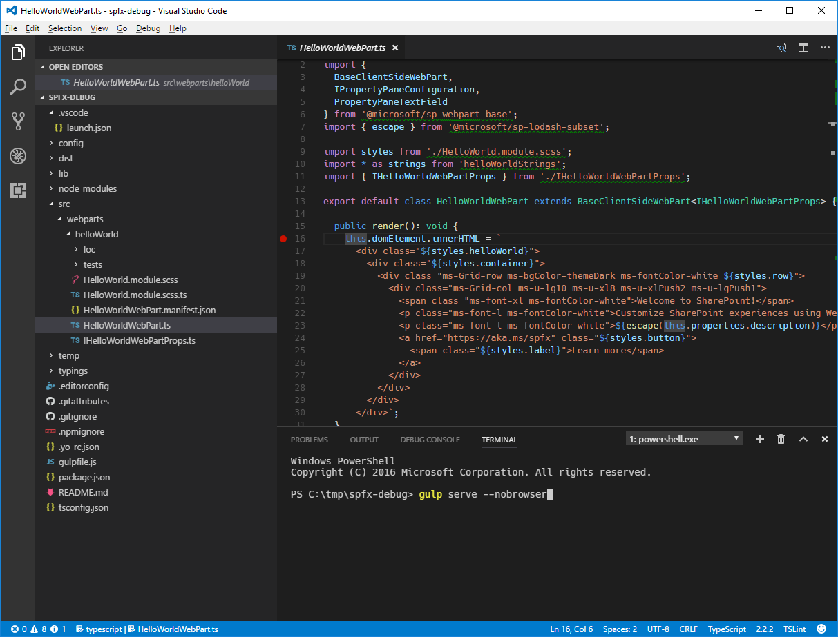 Visual Studio Code The Essential Extensions For Working With Spfx By Fabio Franzini Medium Visual Studio Code The Essential Extensions For Working With Spfx By Fabio Franzini Medium