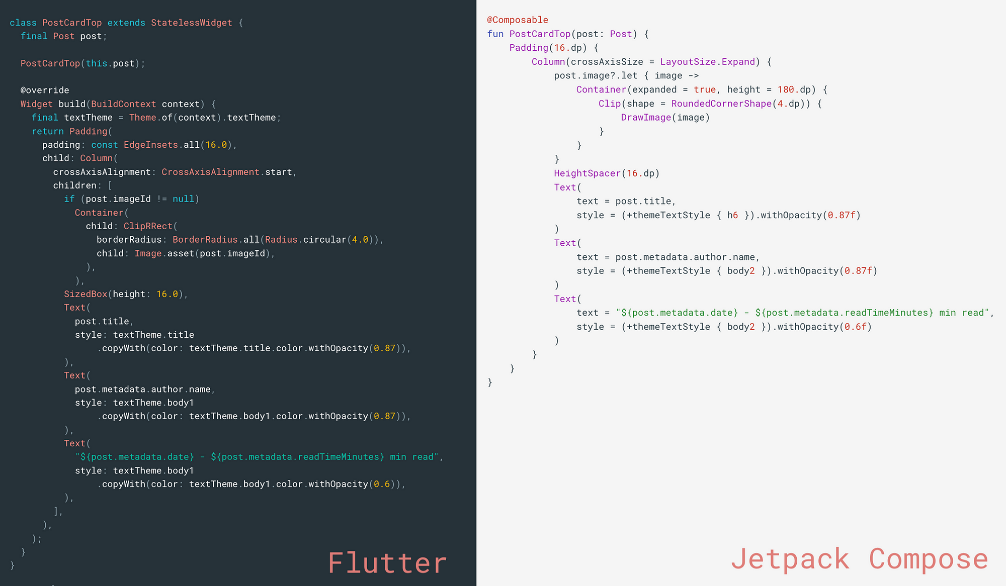 Android что выбрать flutter или jetpack compose