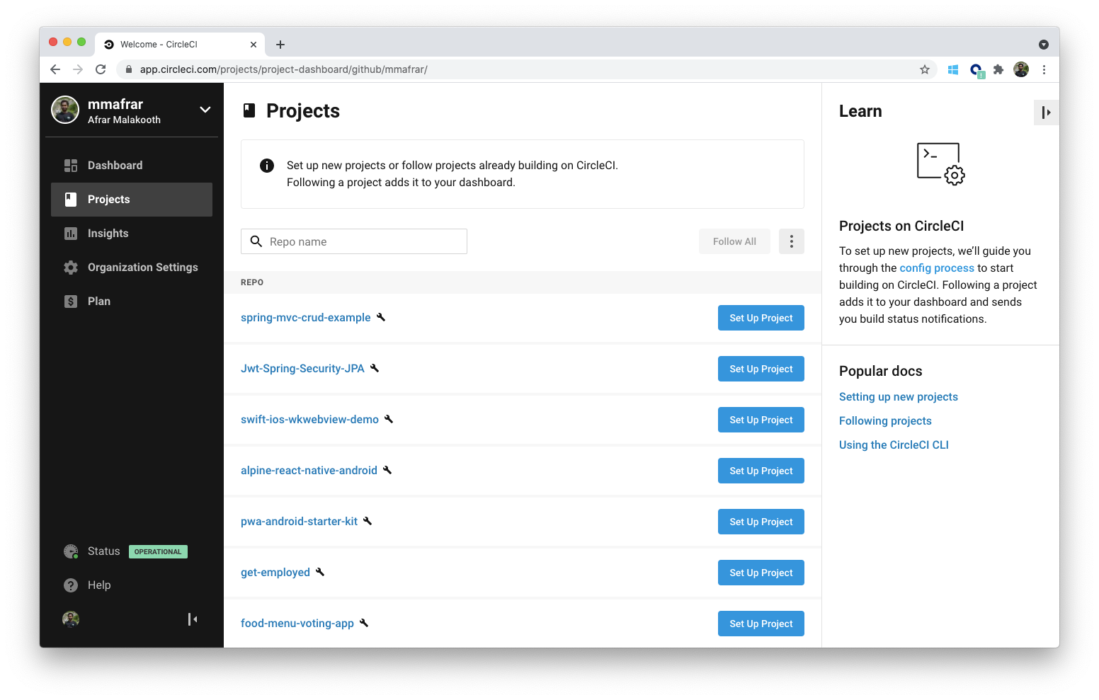 circleci spring boot