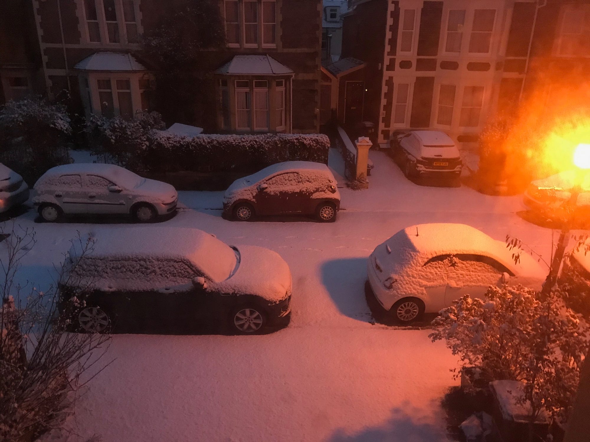 A Glow on Snow. December Six Word Photo Story… by Susan Alison Six