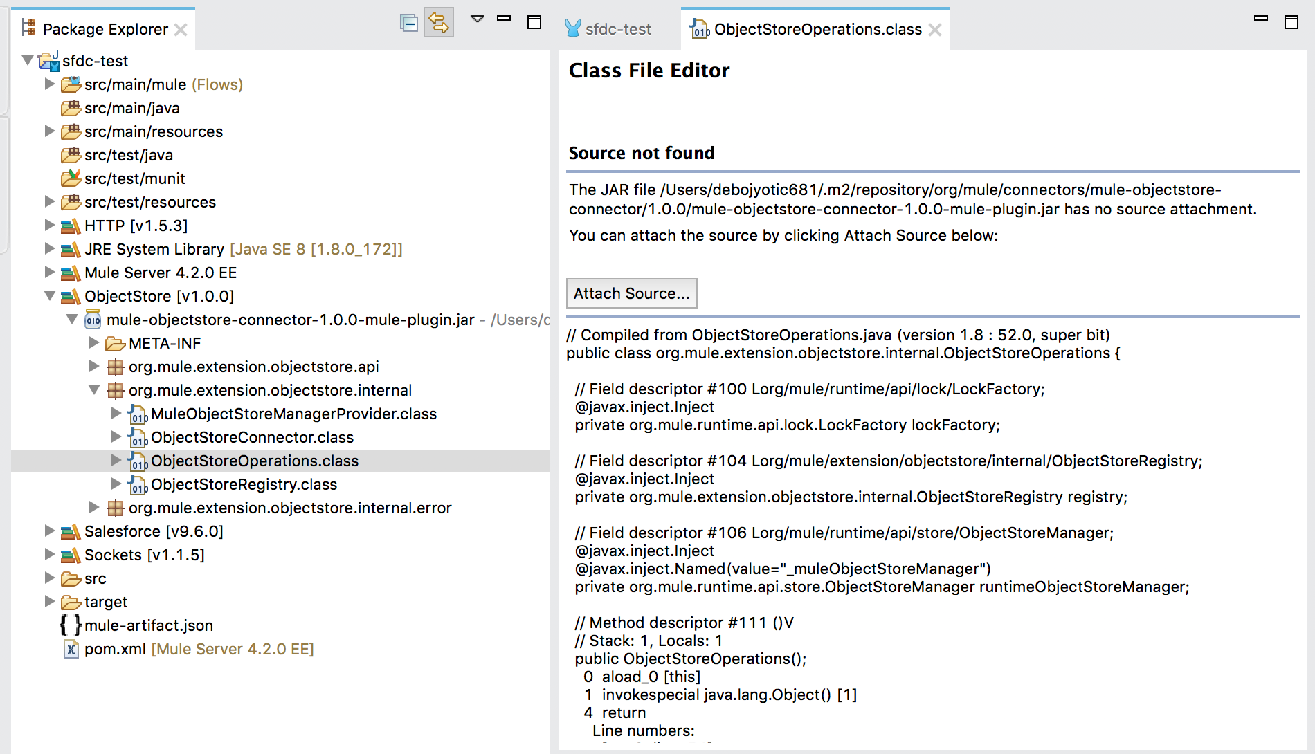 Debug mule at a first glance by Debojyoti
