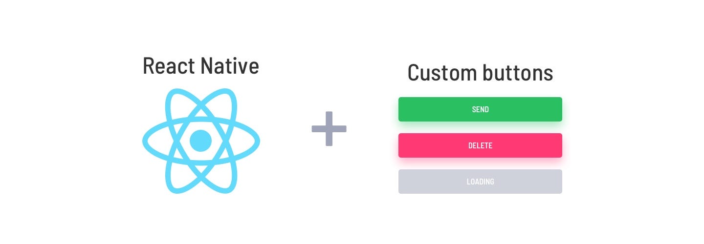 React Native / How to make custom button | by Maksym Tymchyk | Plark  Development | Medium