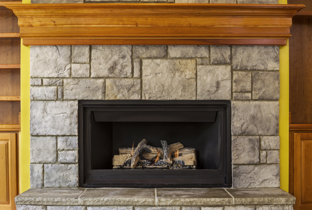 Gas Fireplace Logs A Good Replacement Of Traditional Wood Fireplace