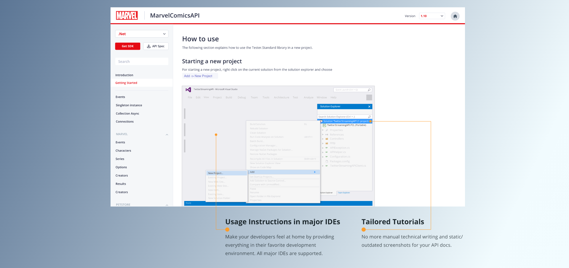 The only API documentation solution that helps developers feel at home ...