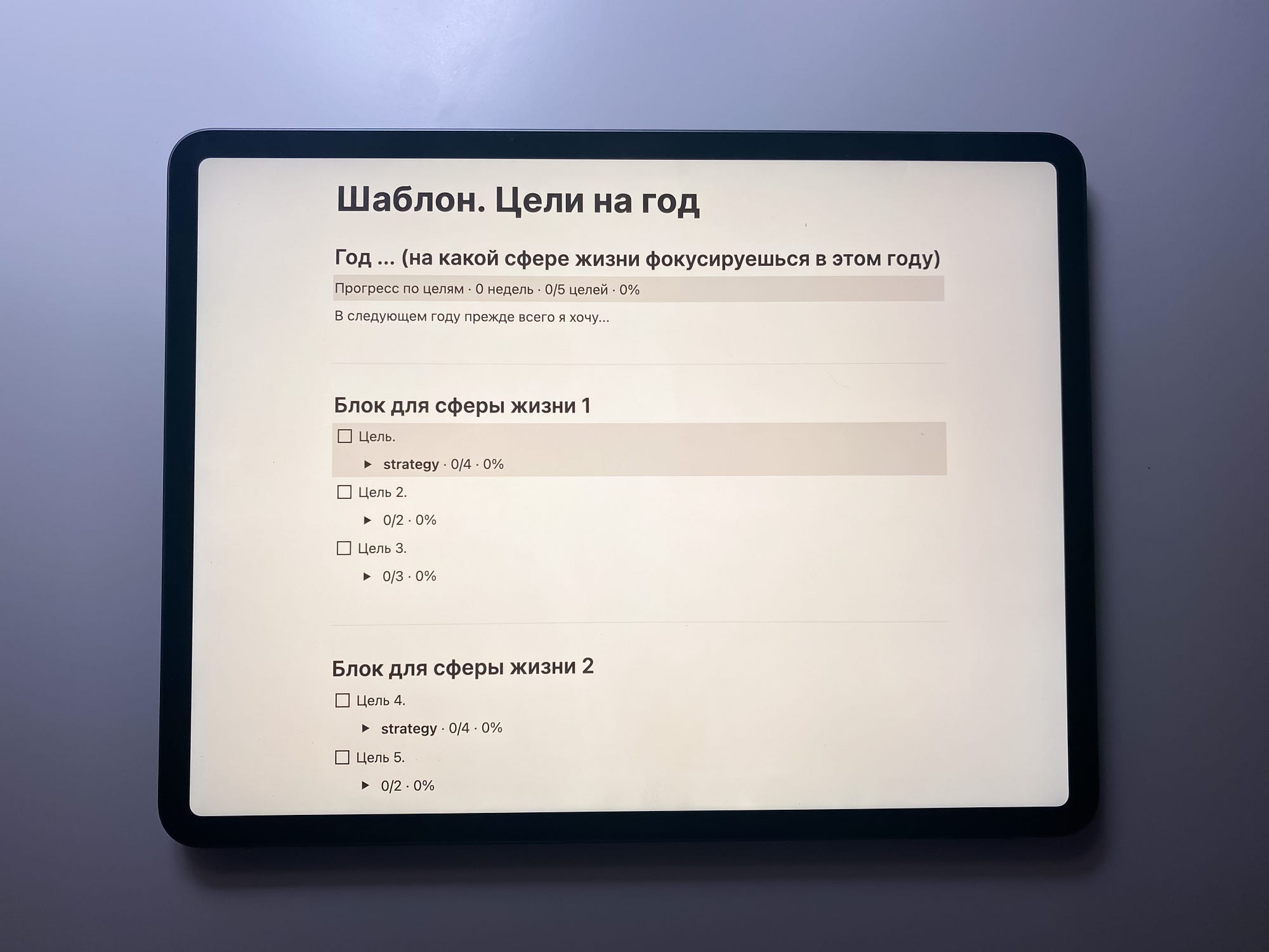 Цели На Новый Год Поставлены