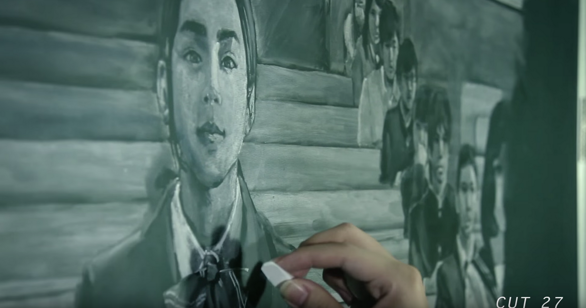 カロリーメイト新cm 2623時間かけて描きあげた黒板アートに 34人の美大生の底力を見た By Taichi Hirano Medium