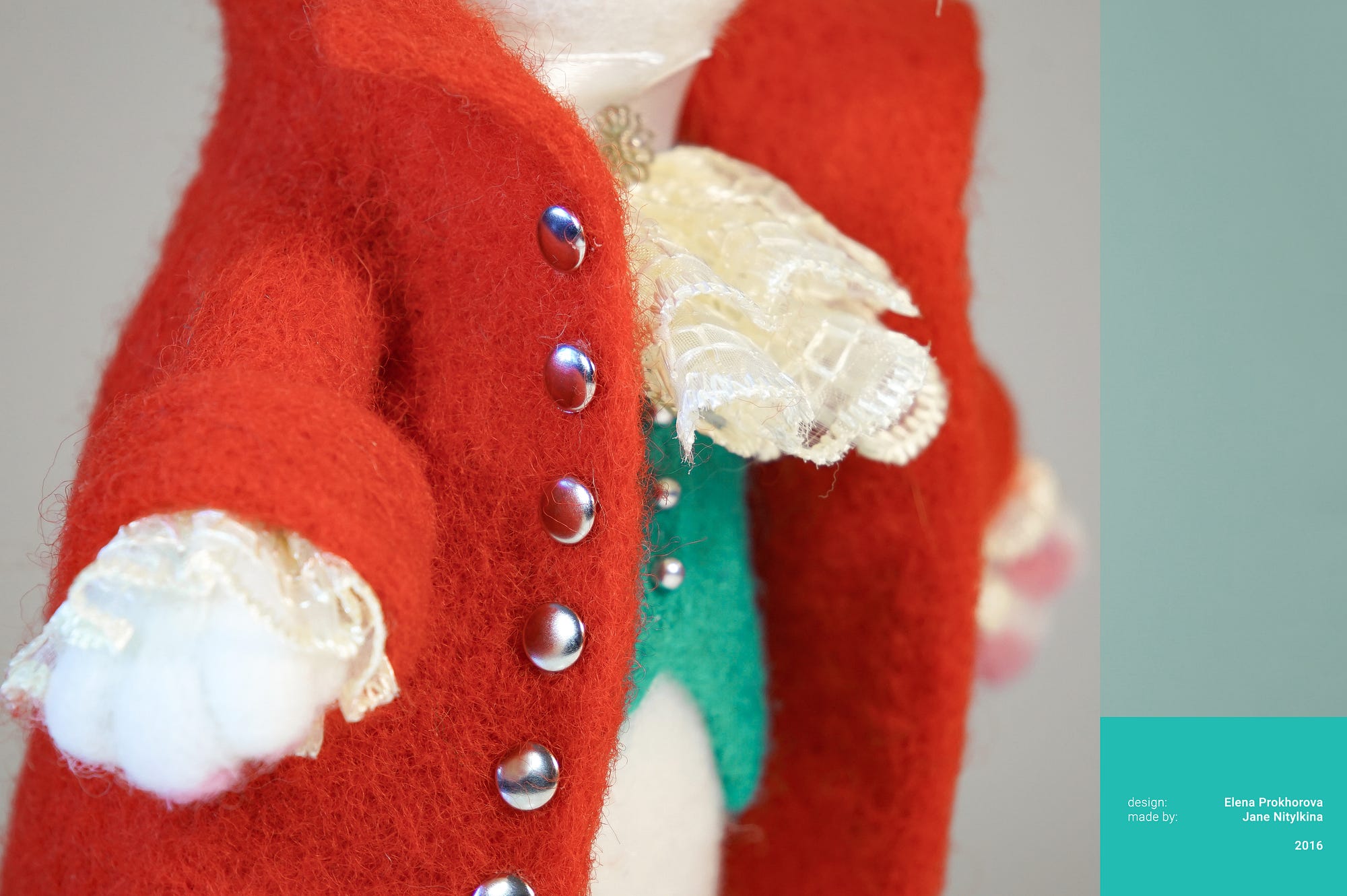 Handmade White Rabbit. “Oh dear! Oh dear! I shall be too… by Fluffy