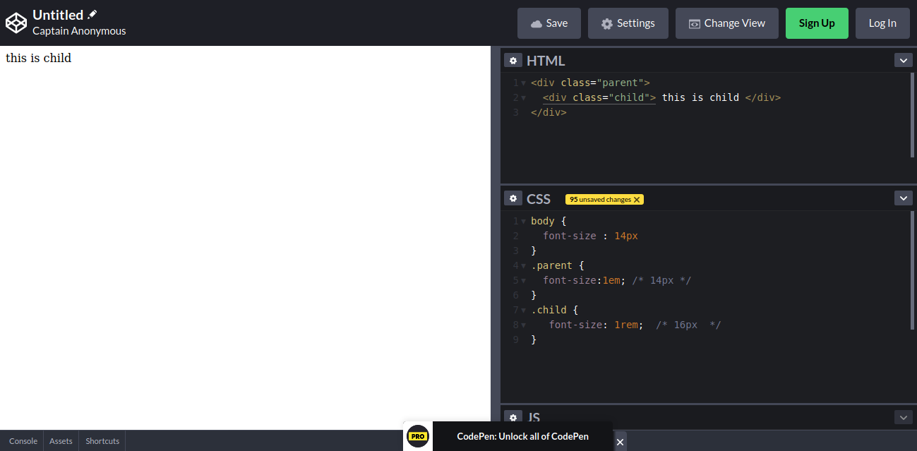 em vs rem. So it’s way back when i didn’t know css… by raj rana Medium
