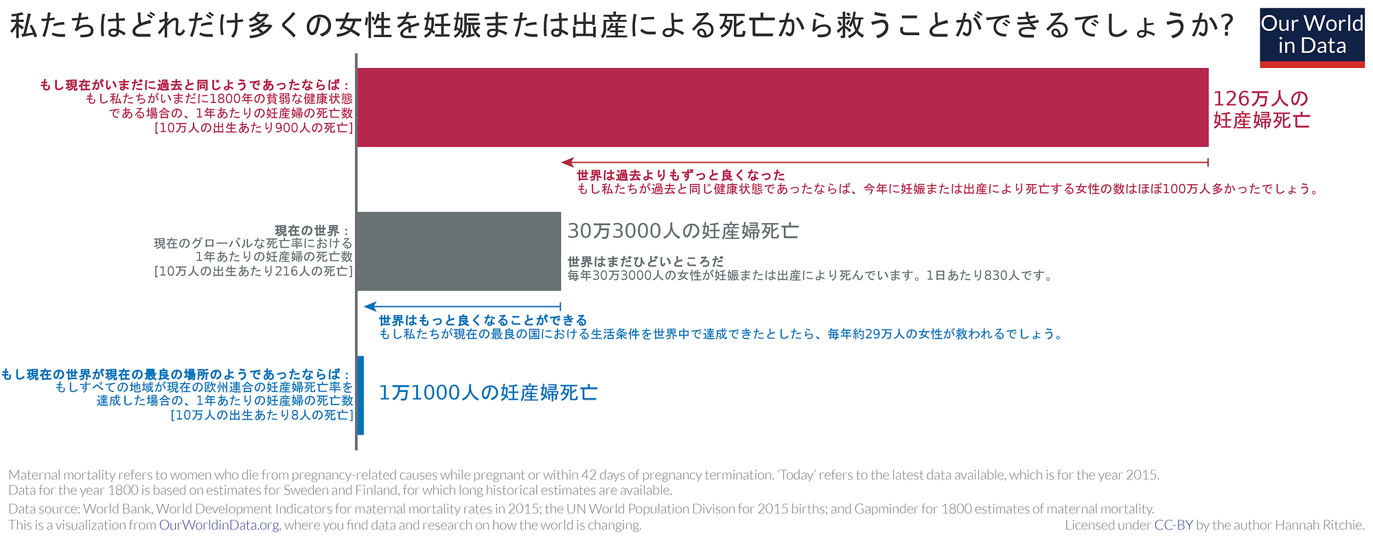 もし私たちが妊産婦死亡を最も健康な国と同じくらいにまれなものにすることができたならば 毎年ほぼ30万人の母親を救うことができます By Never Too Late To Mend Medium