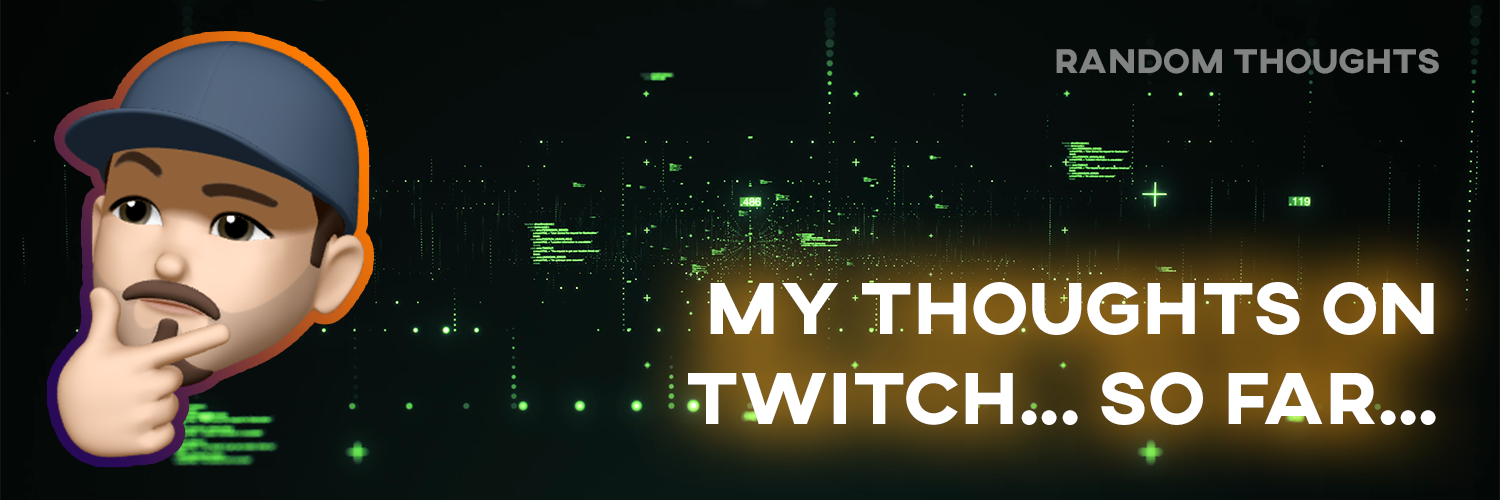 My Thoughts On Twitch So Far Jrmatrix Tv Jrmatrix Tv