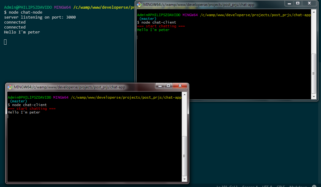 Build A Command Line Real Time Chat App Using Socketio By Chidume Nnamdi Bits And Pieces
