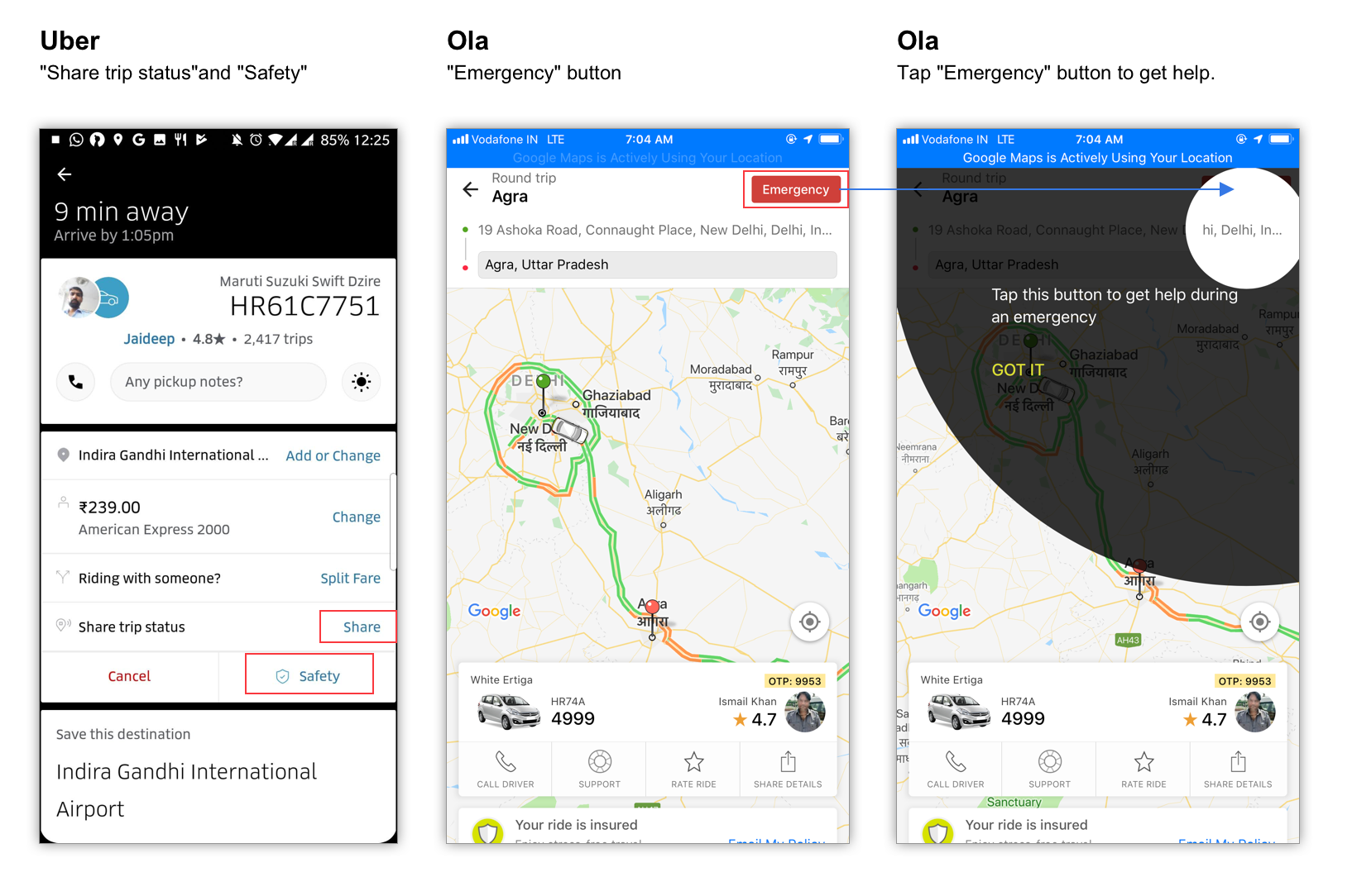 Uber India v.s. Ola cabs u2014 A UX Evaluation  by Zi Yuan  UX 