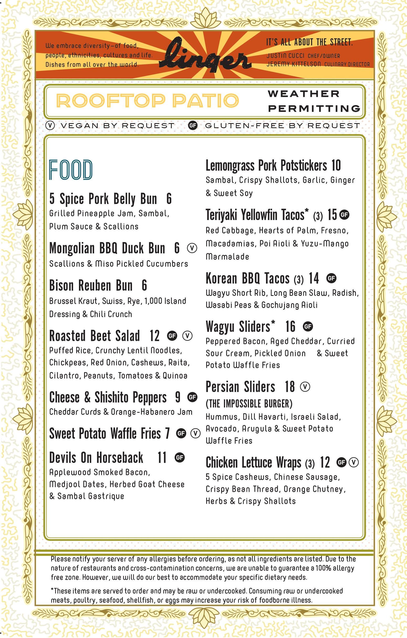 Linger Denver Menu in 2019 Linger Restaurant Review by Lovely