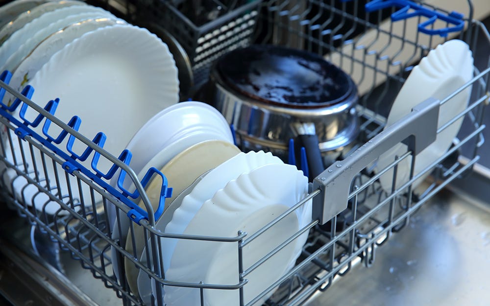 using dishwasher as drying rack