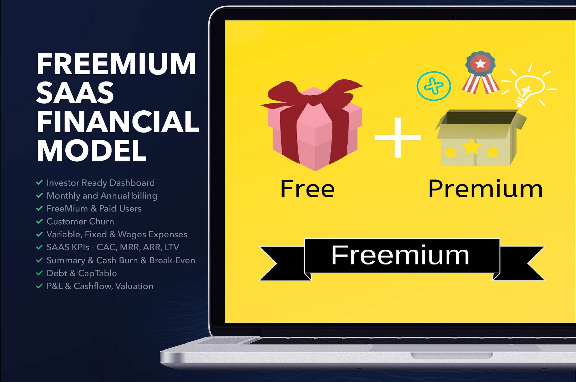 SaaS Freemium Financial Model Excel Template